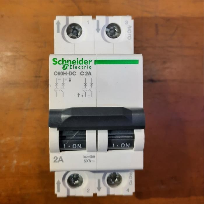 Mcb DC 2P 2A C60H DC Schneider