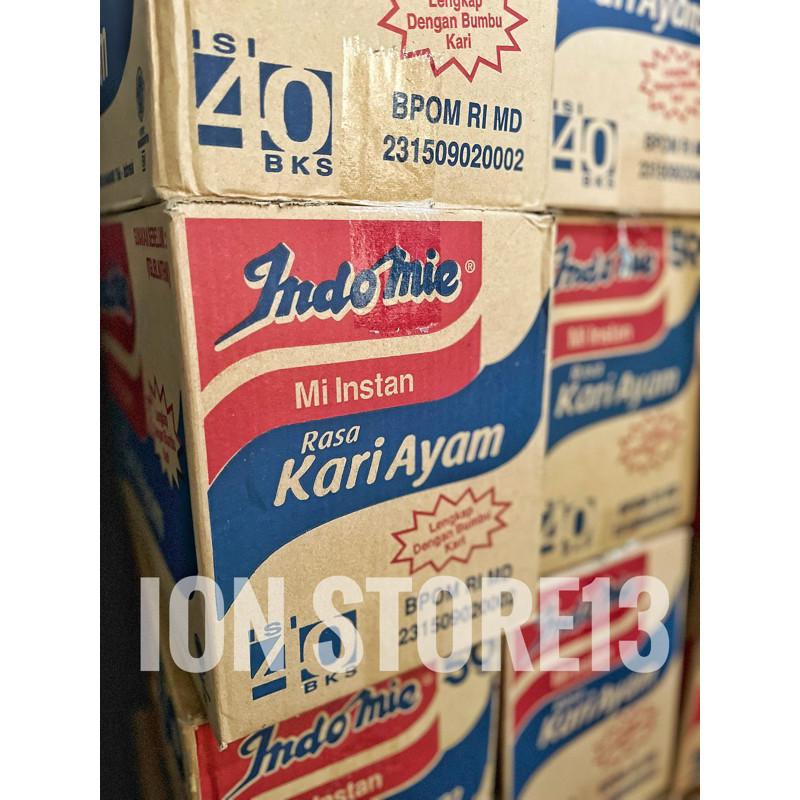 

Indomie Rasa Kari Ayam 72g bumbu kari