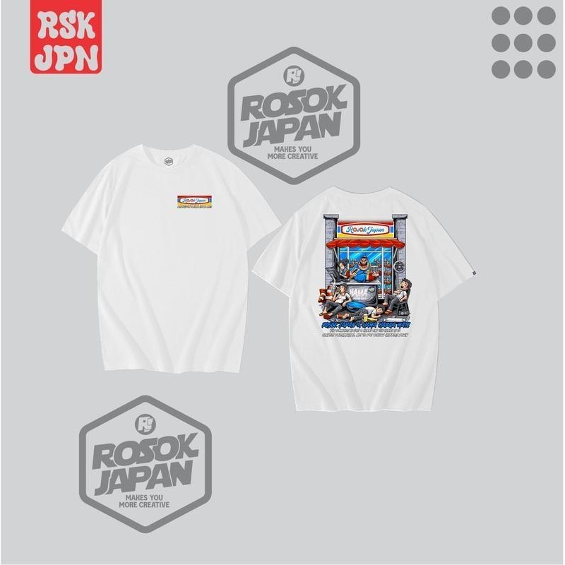 【YGB】220g Katun. Kemeja Pendek Katun Premium, Custom Gambar, Anti Keriput, Gaya Hitam Putih, Cocok u