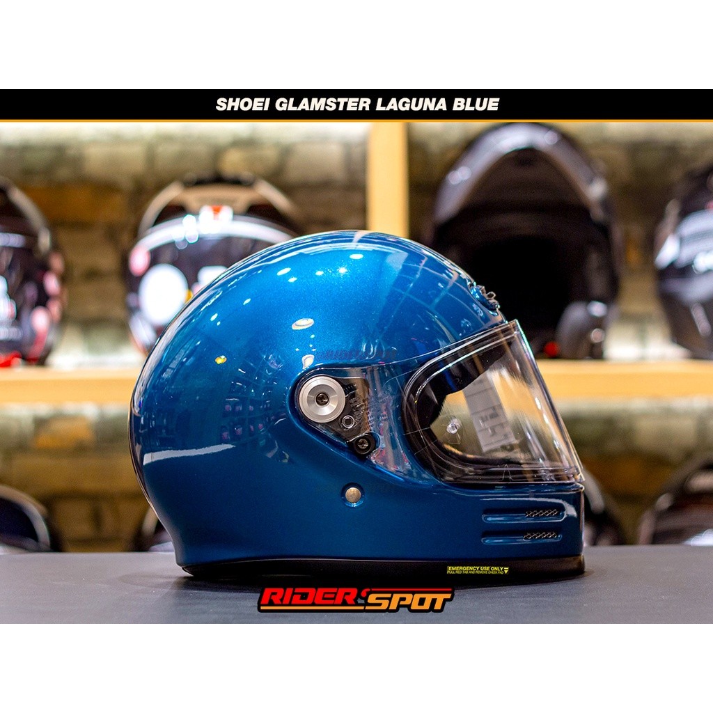 Helm SHOEI Glamster Laguna Blue Full Face Helmets Original Japan