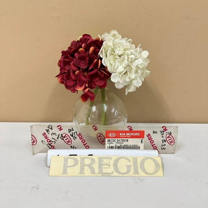 LABEL PREGIO - KIA PREGIO - KIA GENUINE PARTS QUALITY