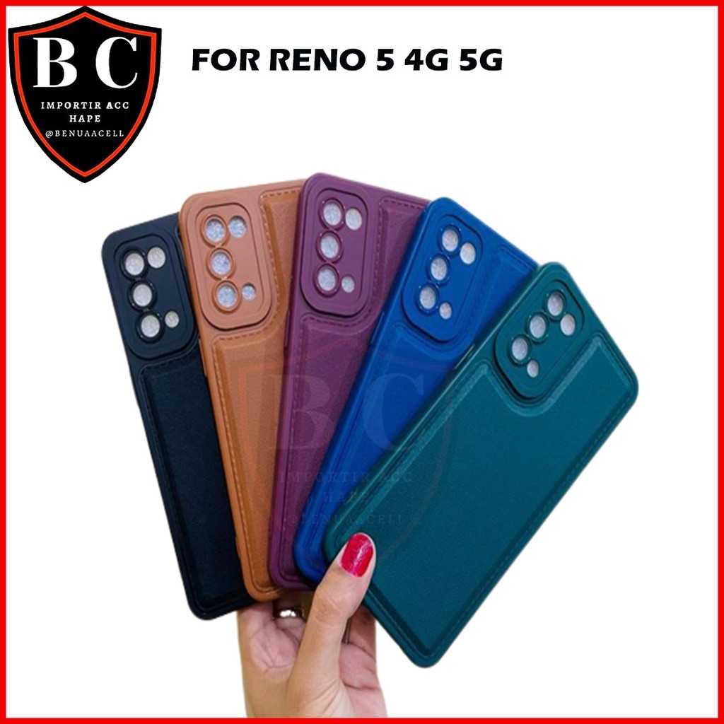 CASE OPPO RENO 5 - CASE LEATHER PRO OPPO RENO 5 RENO 5F RENO 6 4G RENO 6 5G RENO 8 PRO - BC1