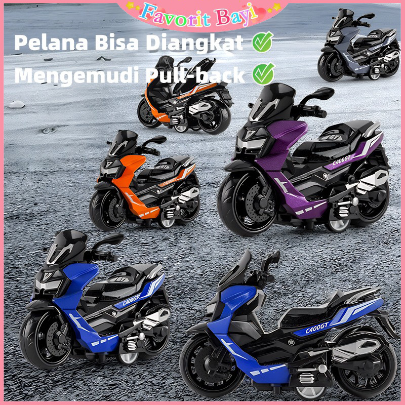 Simulasi Miniatur Model Sepeda Motor Model Mainan Sepeda Motor Simulasi Mainan Anak-Anak