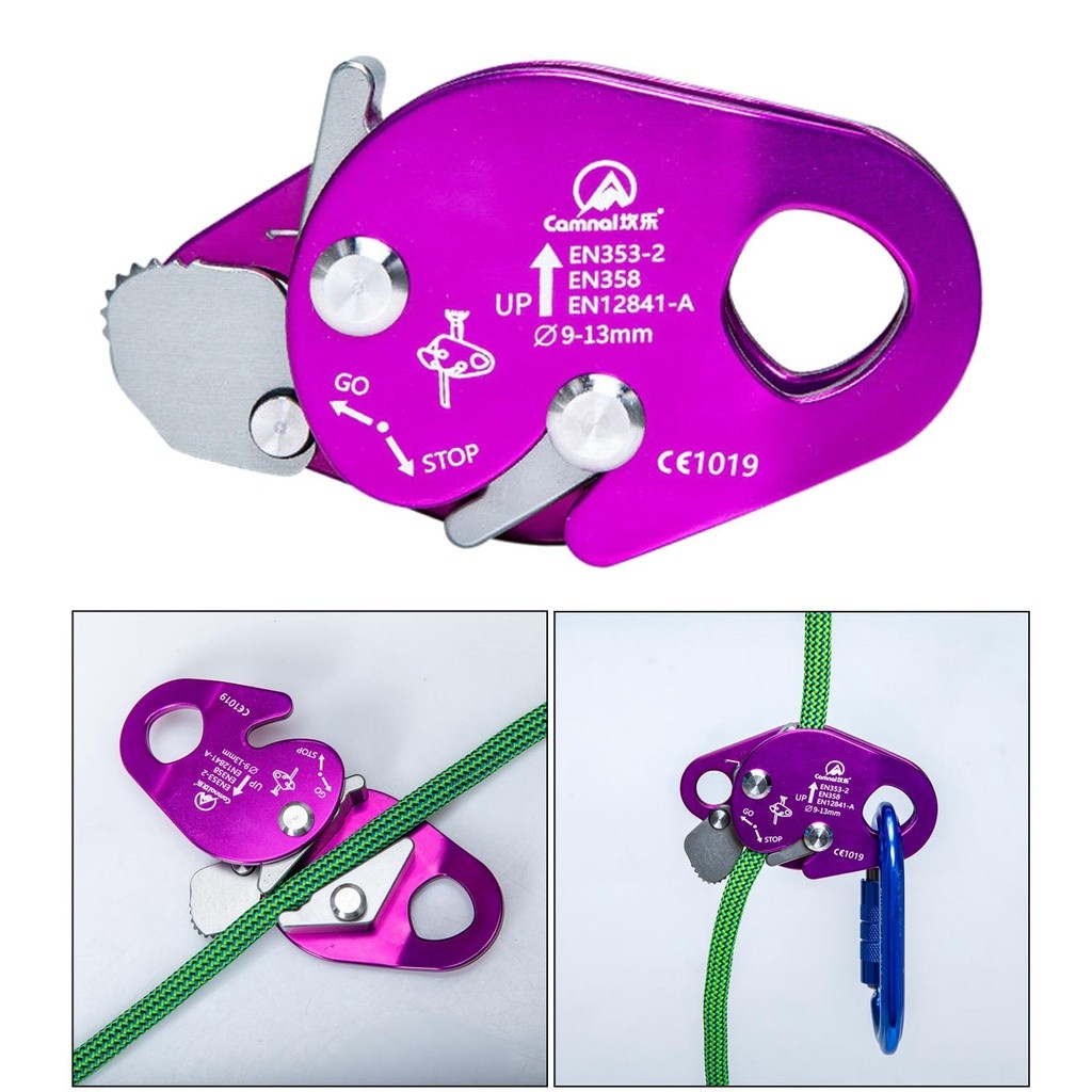 Camna Mobile Fall Arrester Backup Device Camnal Rope Grab Rope Access Back Up Monitor Climbing Model