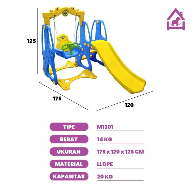 Perosotan 3 In 1 SPEEDS Mainana Prosotan Ayunan Anak CO