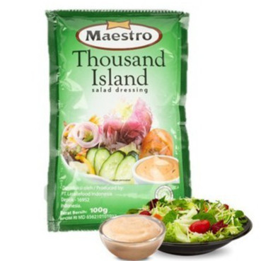 

maestro mayonais thousand island salad buah salad dressing pouch 100 gr