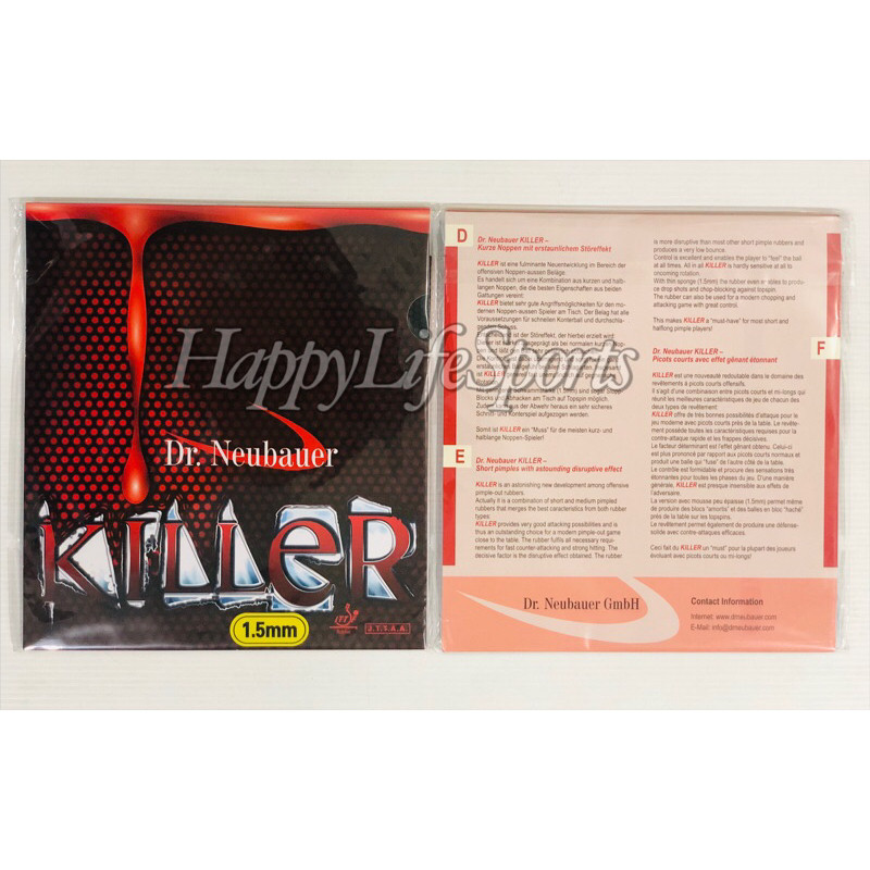 [ORIGINAL] Karet Pingpong Bintik Dr Neubauer Killer CO
