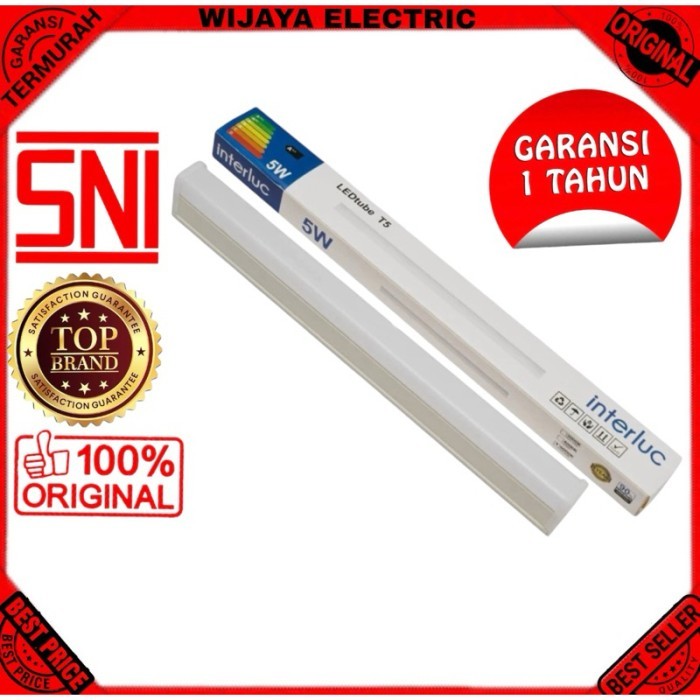 Interluc lampu Led Tl T5 18 Watt 120 Cm Putih / kuning - Kuning