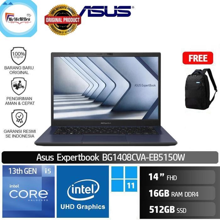 Asus Expertbook BG1408CVA EB5150W i5 1335U/16GB/512GB SSD/14" FHD/W11