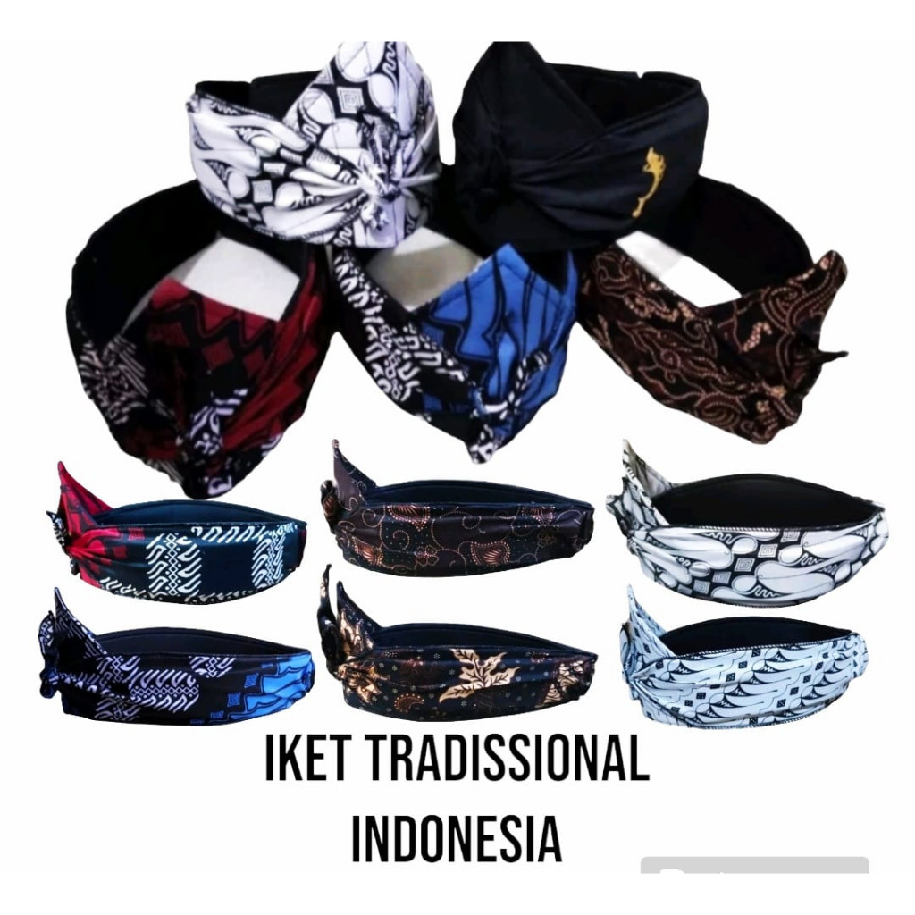iket KEPALA SUNDA PRAKTIS / IKET KEPALA PRIA  wanita KEREN / IKET KEPALA JAWA / UDENG SUNDA / UDENG 