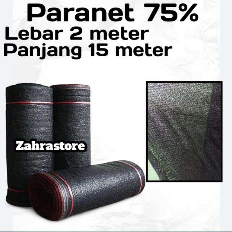 Paranet 75% Lebar 2 Meter Panjang 15 Meter