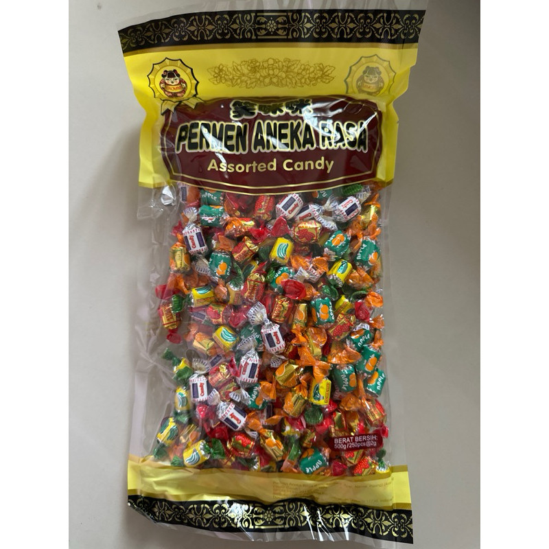 

Xiao Mi Mi Assorted Candy 500gr - Permen Aneka Rasa Import
