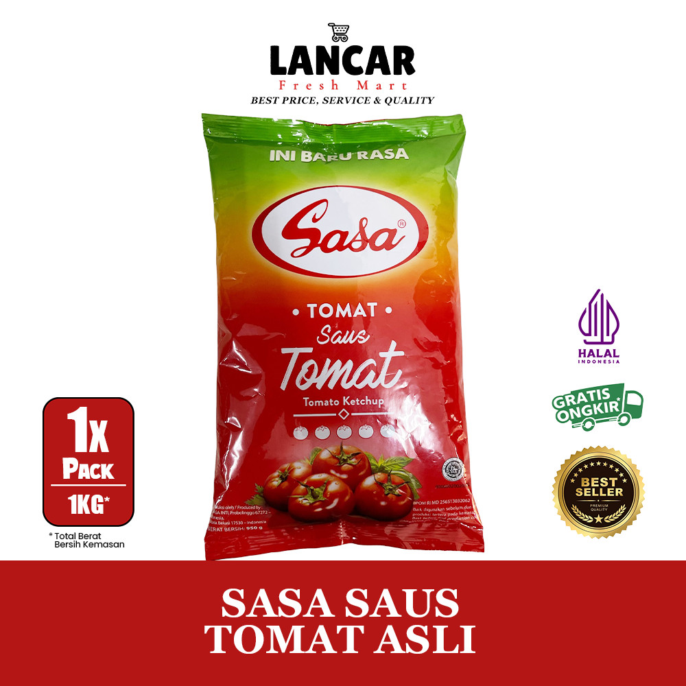 

SASA SAUS TOMAT 1KG / SASA SAUS TOMAT REFILL PACK 1KG