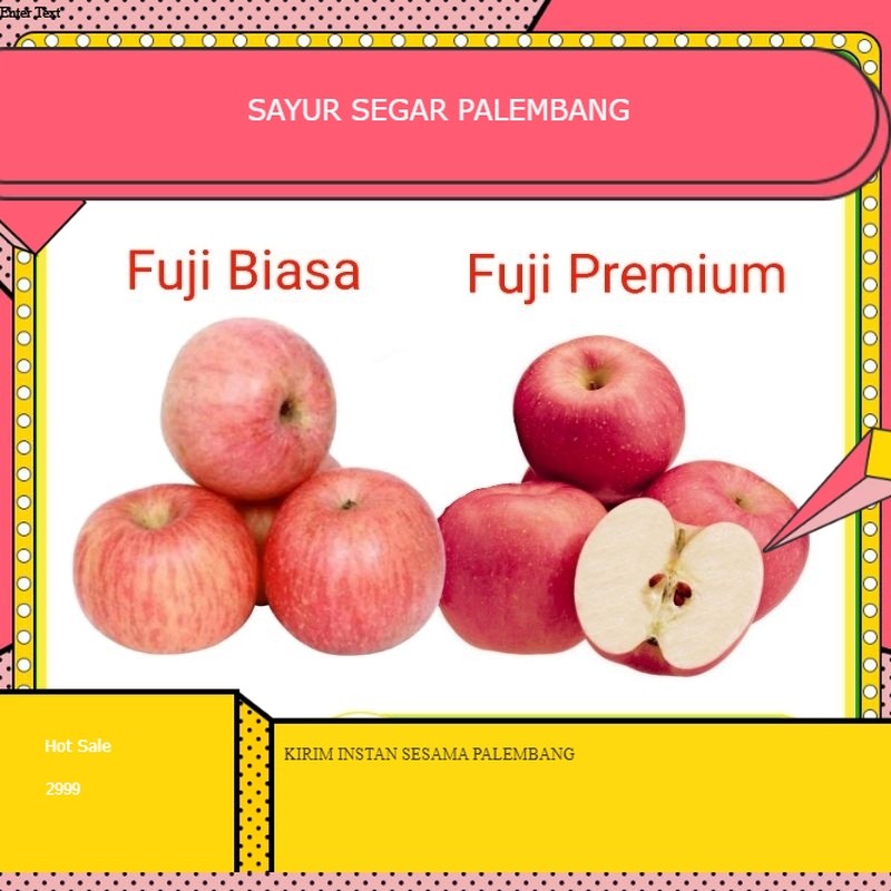

Buah Apel Fuji - Buahan Fresh Segar Palembang