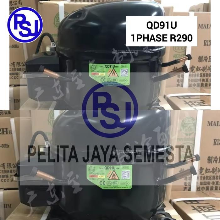 Kompresor Nihong QD91U / Compressor Kulkas QD91U / R290 / Nihong QD91U / Kompresor Freezer QD91U