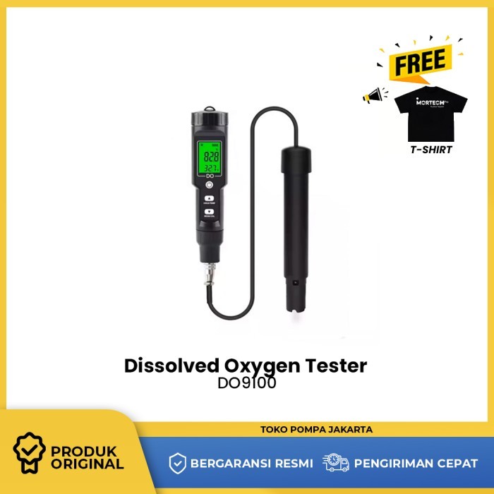 Dissolved Oxygen Tester DO9100 DO Meter Oksigen Water Analyzer Air O2