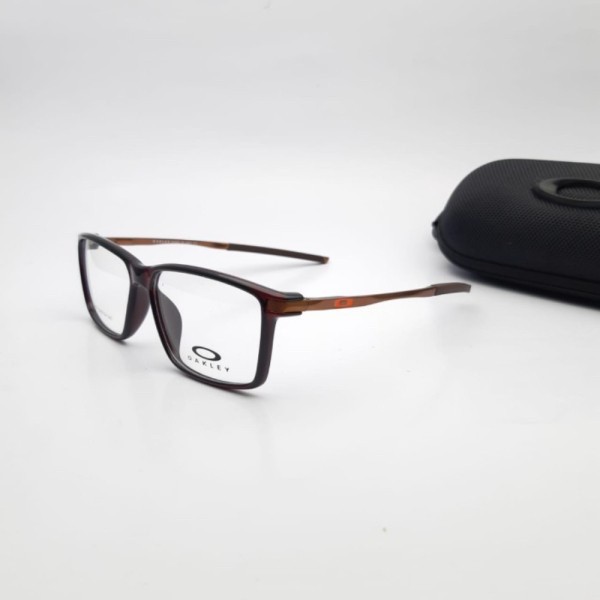 Frame Kacamata Minus Oakley Conductor 8 Lensa Photocromic cokelat fullset
