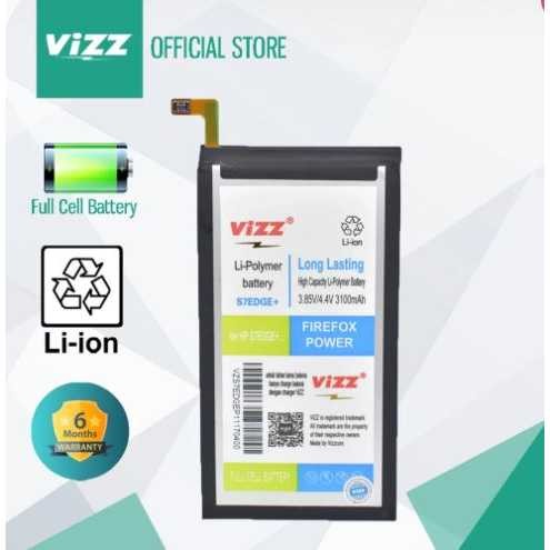 Vizz Battery Samsung S7 EDGE PLUS Baterai Double Power Samsung S7 EDGE