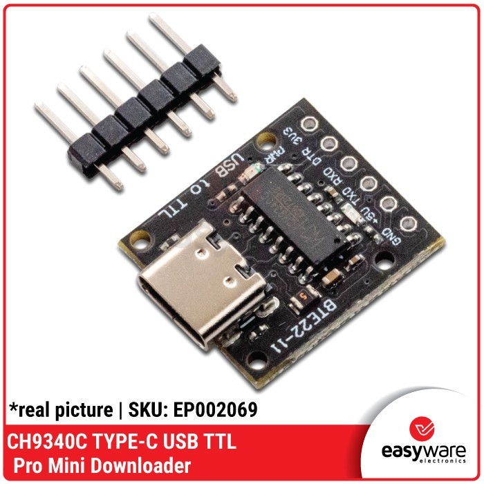 PART & TOOL CH340E CH340C CH9340C USB to TTL Module Pro Mini Downloader Type-C - CH9340C CN79
