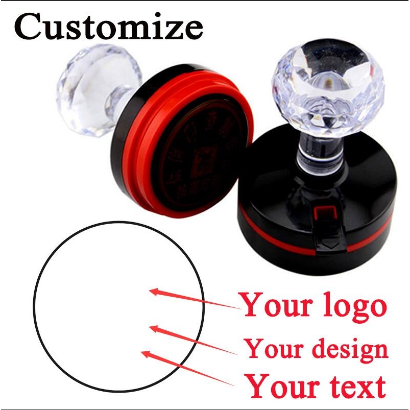 

Personalized Logo Self inking Stamp Customized Photosensitive ink Stamp Your design picture