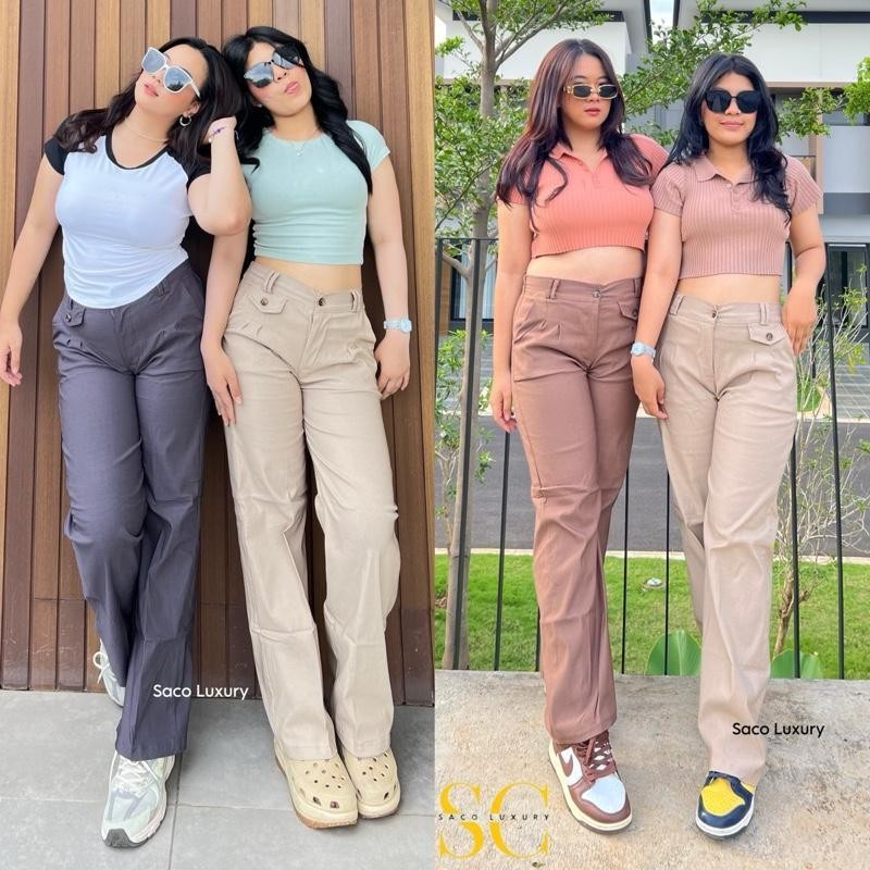 VUJI SOFT CORDURAY JEANS STRECH KULOT BASIC JUMBO (BB MAX 100 KG)