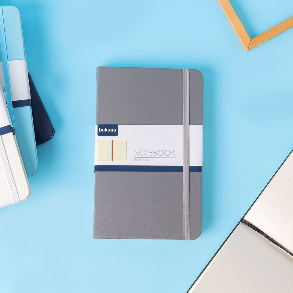 

bukuqu Classic Notebook Grey, Dotted