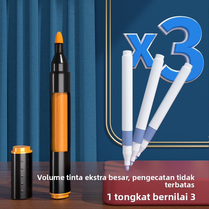 

D3W! Marker akrilik 80 warna Marker kain Marker soft tip untuk tas/kain Alat menggambar lukis Quick