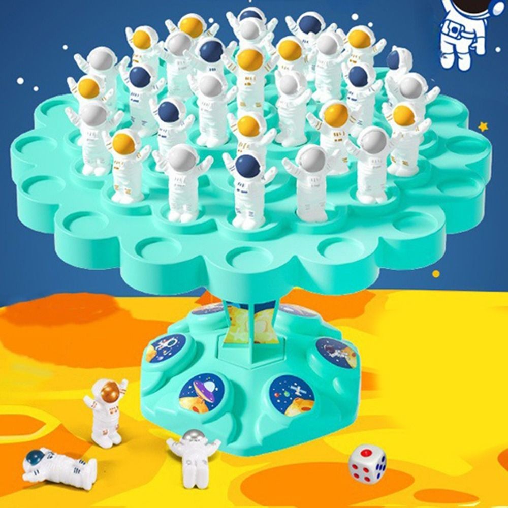 

Stackable Astronaut Frog Balancing Toy Parent-Child Interaction Fun Balance Tree Puzzle Toy Attractive Children Montessori