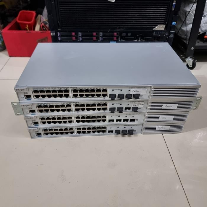 Ruijie XS-S1960-24GT4SFP-UP-H XS-S1960-24GT4SFP-H Switch 24 Port Gabit POE Managed - Minus - 24GT4SF