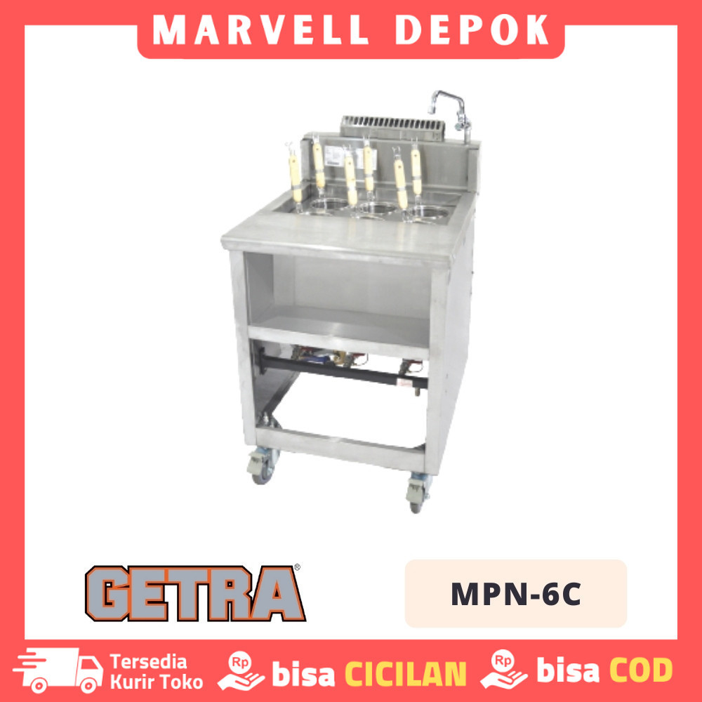 MESIN MIE GETRA MPN-6C KOMPOR GAS MESIN REBUS MIE AYAM 6 LUBANG