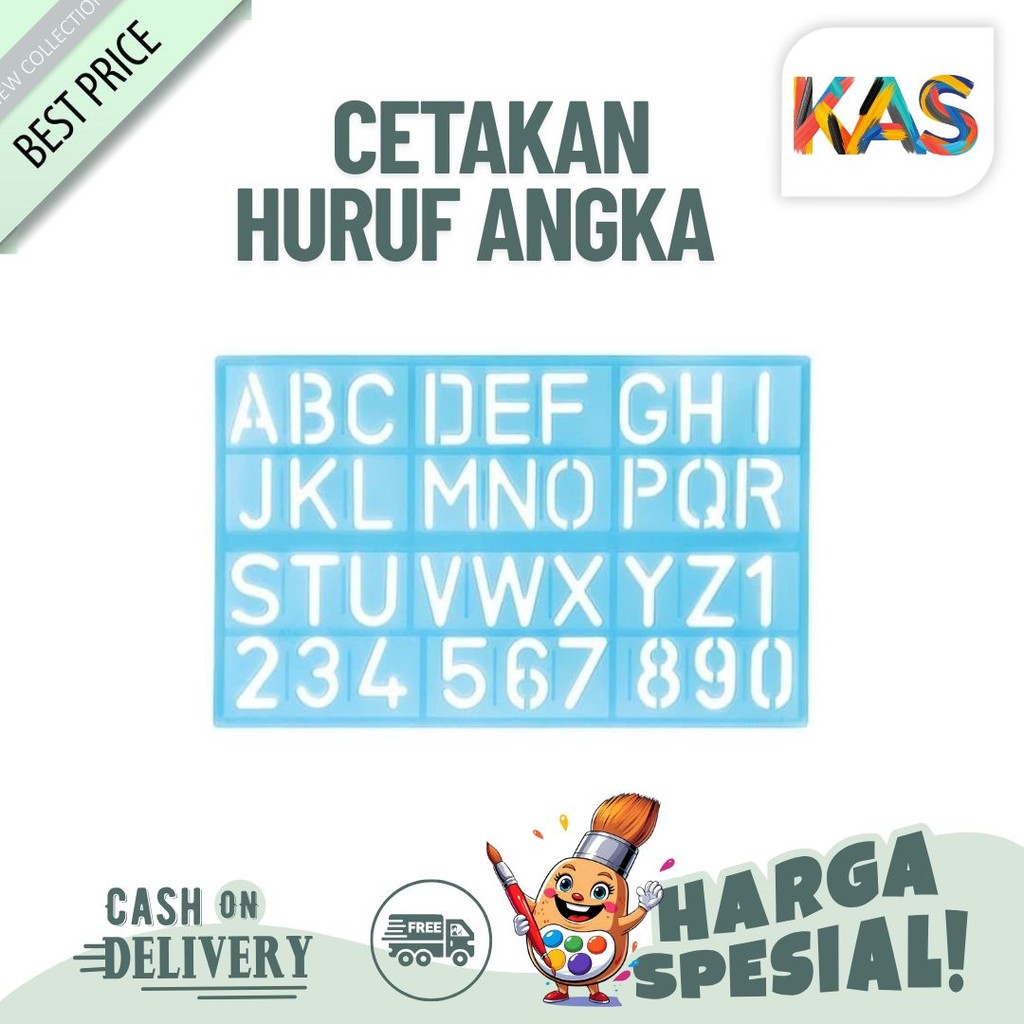 

Penggaris Cetakan Huruf Angka Butterfly HA-280