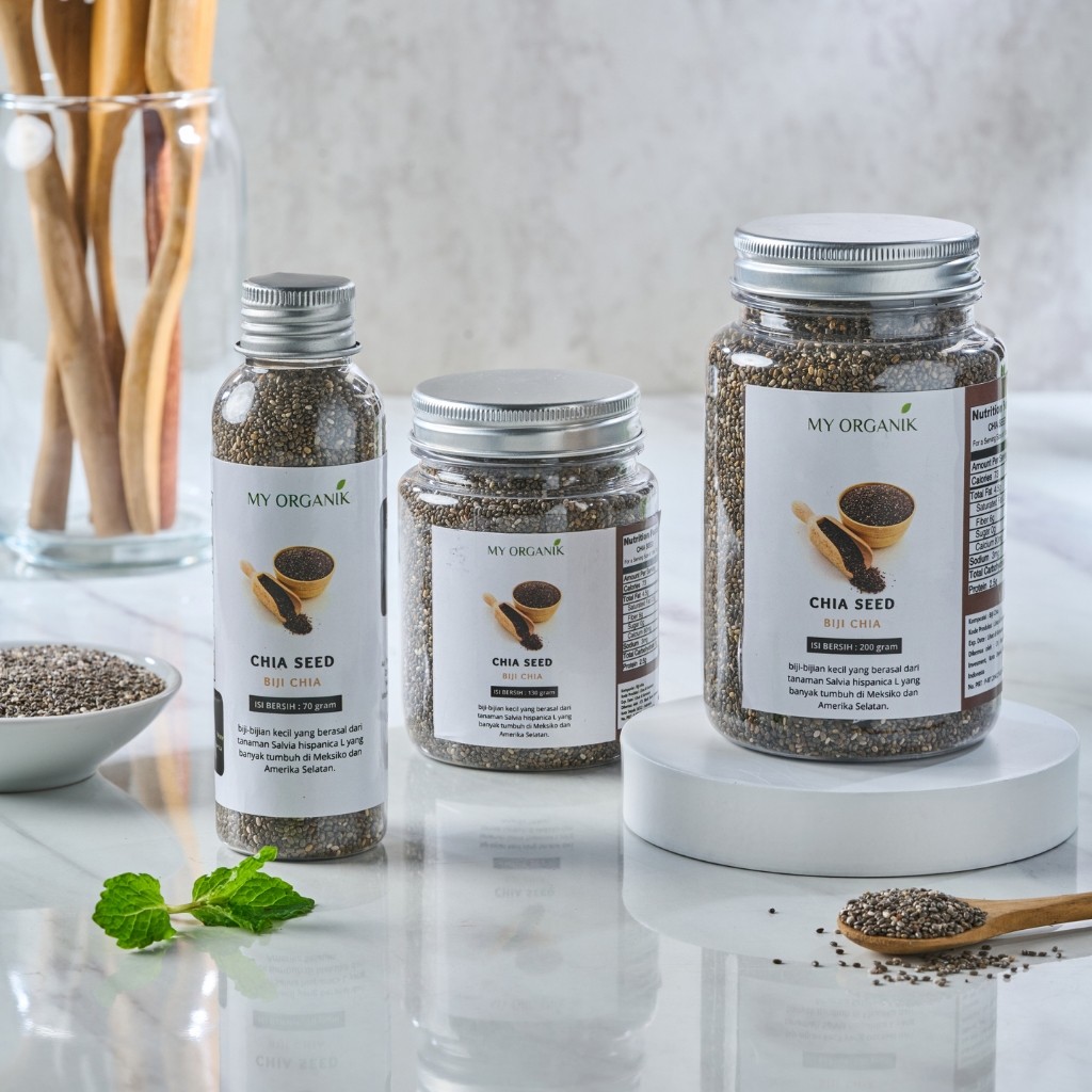 

My Organik Chia Seed Organic Chia Seed Grade Premium Quality Original 100% Murni non GMO Asli