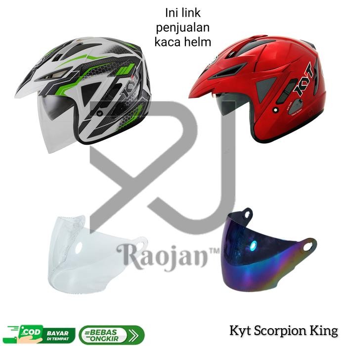 Kaca helm Kyt Scorpion King Visor helm Kyt Scorpion King