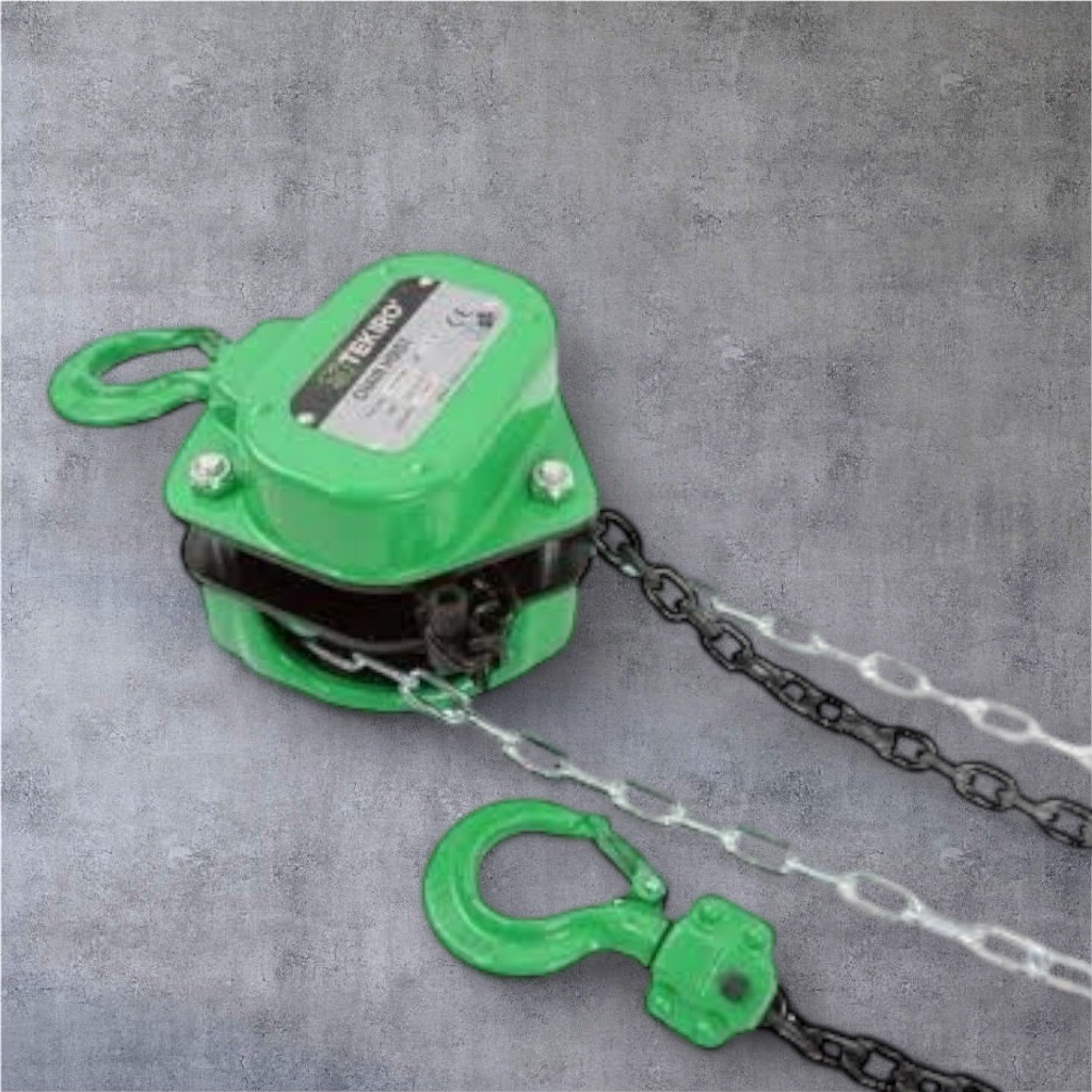 Katrol Rantai TEKIRO – Chain Block 1T 2T 3T 5T Heavy Duty Rantai 3–5 Meter