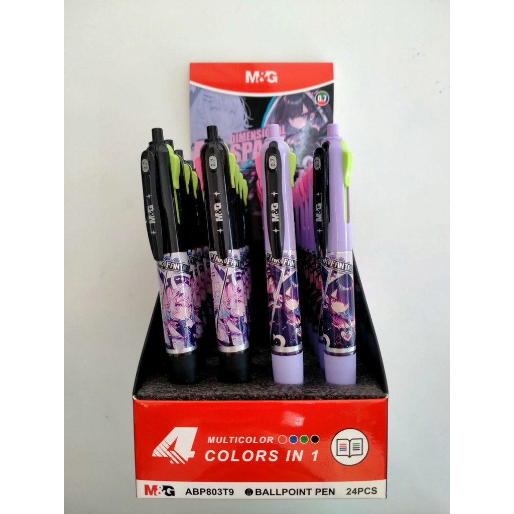 

Pulpen M&G 4 Warna 0.5 Pink Fantasy