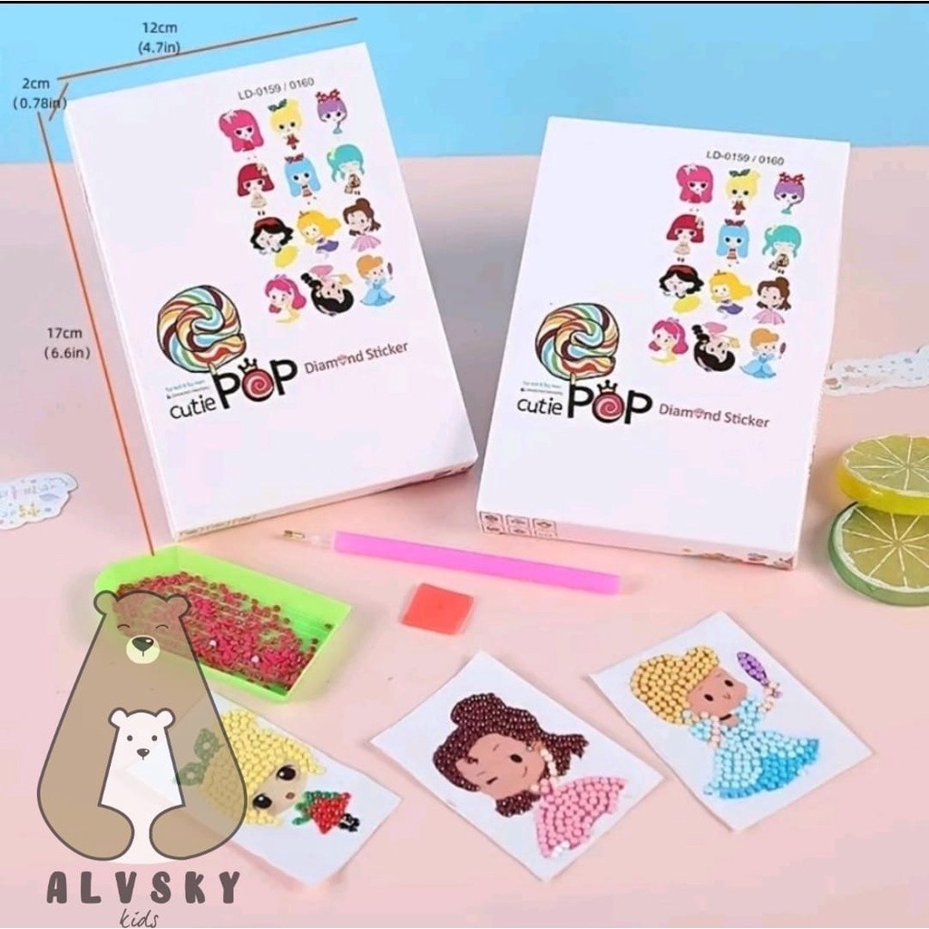 

MAGICTOY MAINAN ANAK STICKER DIY POP IT DIAMOND PAINTING / STIKER EDUKASI PAINTING KOREA
