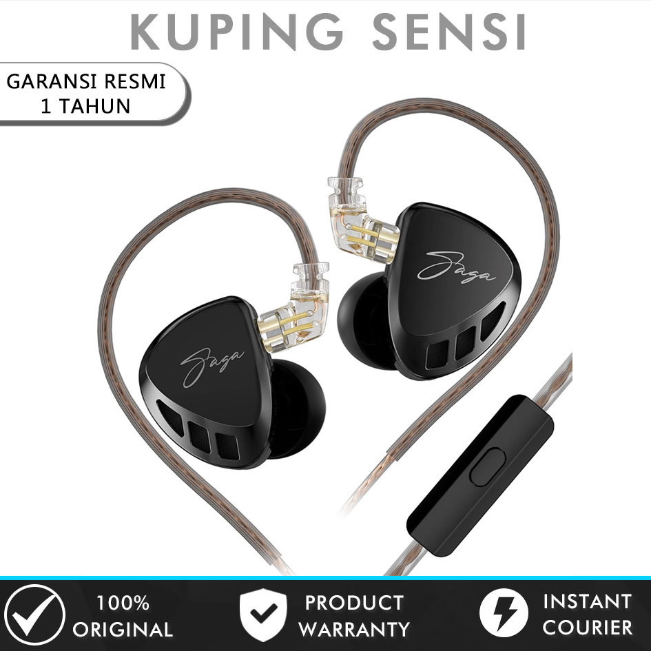 KZ Saga High Performance Magnetic Dynamic Driver In Ear Monitor Earphone