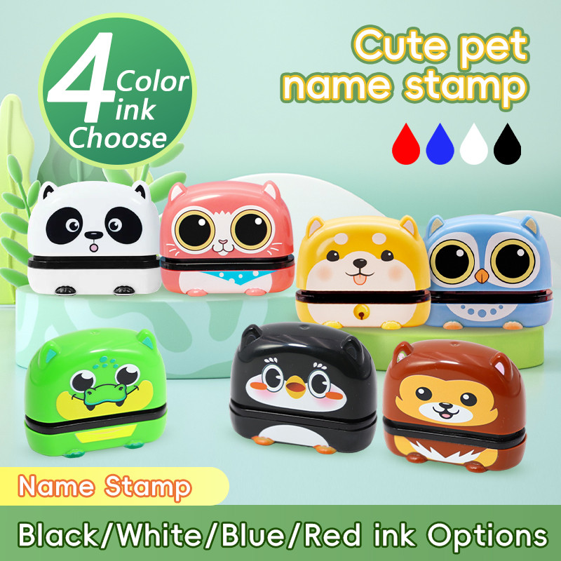 

Cute Cartoon Children Seal Students, Large Size Washed Non - Fading Fabric And Textile Stamps.