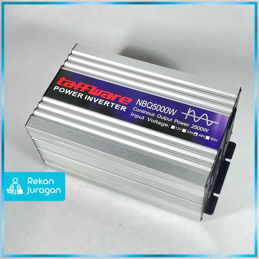 Taffware Power Inverter Mobil Pure Sine Wave DC 48V to AC 220V 5000W - NBQ5000W