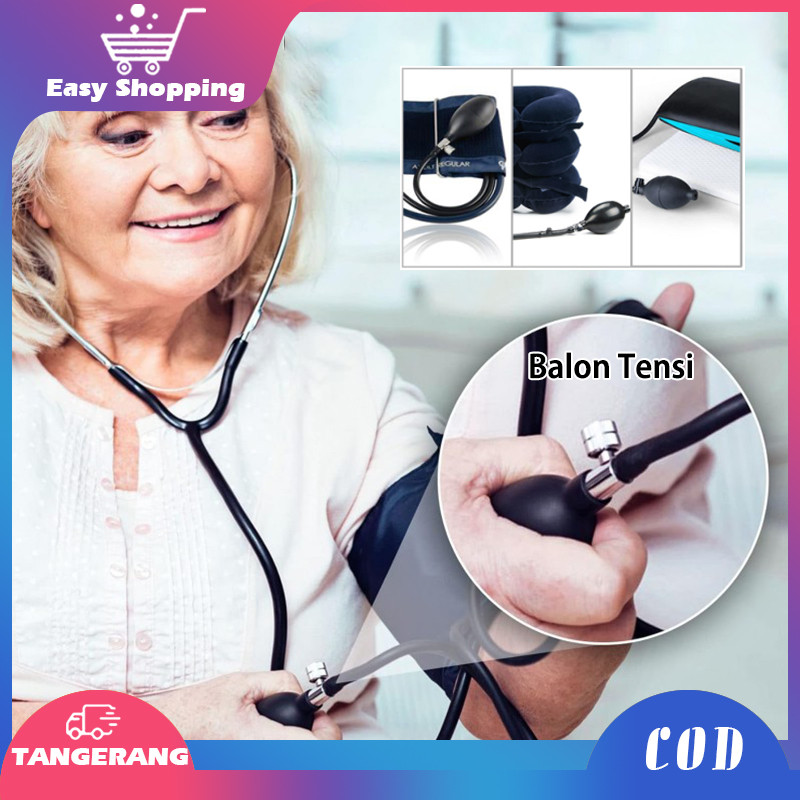 Pompa Tensi Darah Pompa Tensi Manual Balon Tensi Balon Tensimeter Manual Aksesori Pemantau Tekanan D
