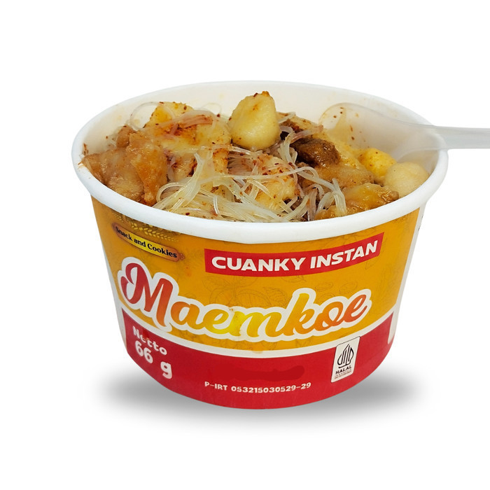 

Cuanki Instan Cuanky Lidah Tahu Siomay Kering Cup Merk Maemkoe