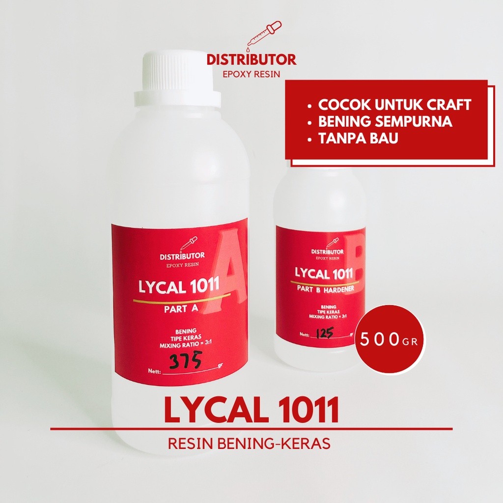 

Epoxy Resin - Lycal 1011 Keras - 500gr