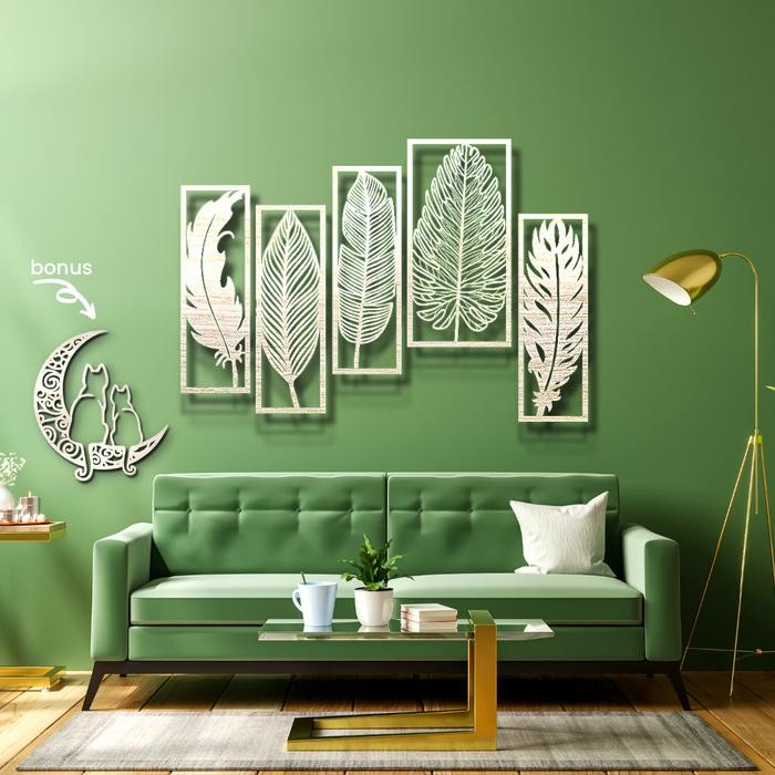 

Promo TWO FEATHERS AND THREE LEAVES LASERCUT DECOR - UKURAN BESAR tinggi 0.6m bahan kayu albasia 3mm - 1 paket Terlaris