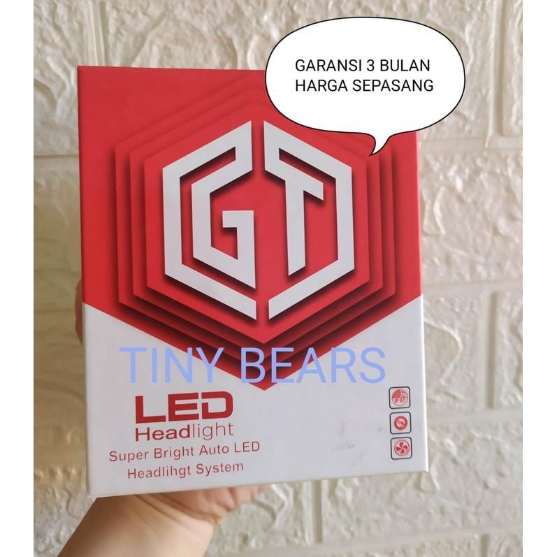 LAMPU MOBIL GT LIGHT LED ZES H4 LAMPU UTAMA SUPER BRIGHT LED HEADLIGHT