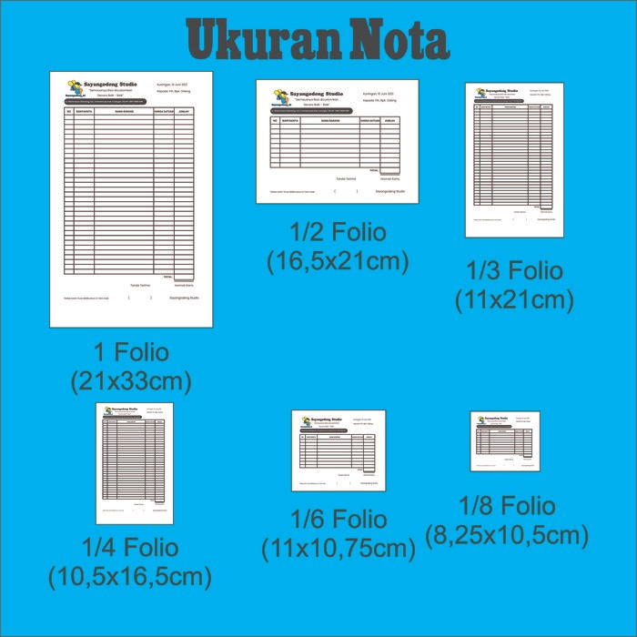 

Promo Cetak Nota Bon Faktur BISA SATUAN 2 Ply Rangkap - 1 Folio Terlaris