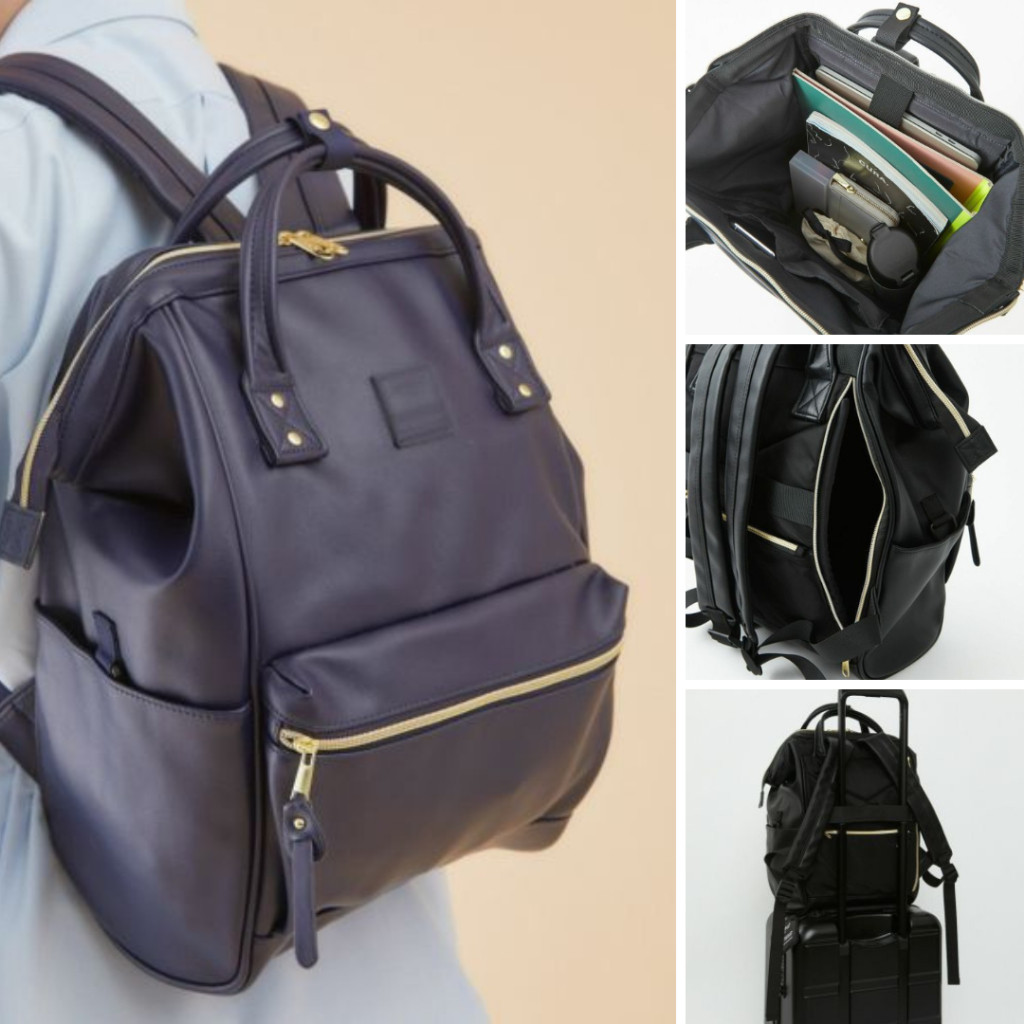 TAS RANSEL ANELO KULIT /TAS BACKPACK LAPTOP MULTIFUNGSI ANELLO UKURAN LARGE