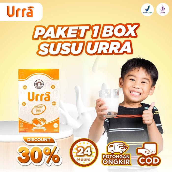 

Urra Susu Bubuk Kambing Saneen Kemasana 200gr Halal-BPOM Untuk Anak & Dewasa - Minuman Diary Milk - Paket 1 Box 1706