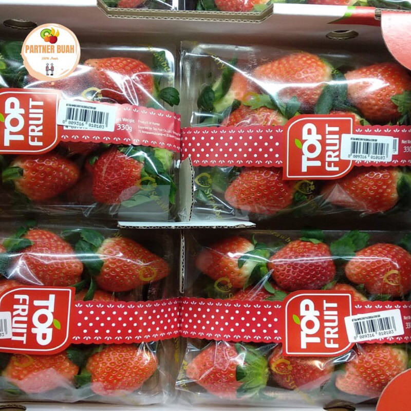 

Buah Strawberry Korea Super 330 Grm 1 Pack