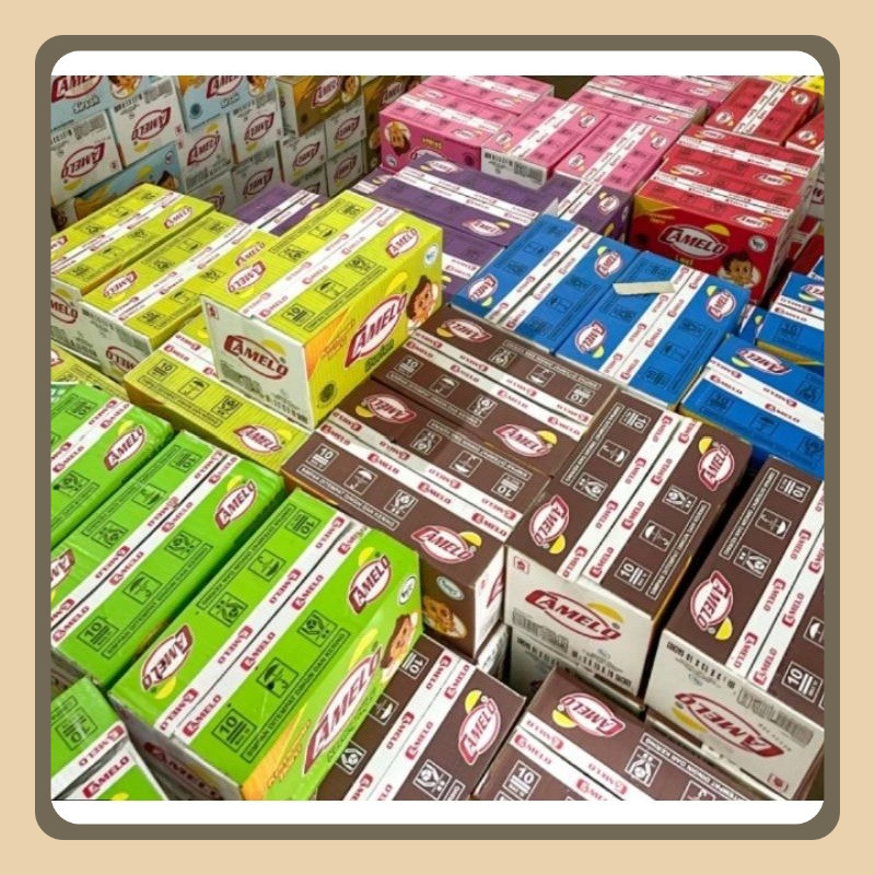 

ES CAMELO 1kg 1dus 200 saset mix semua rasa