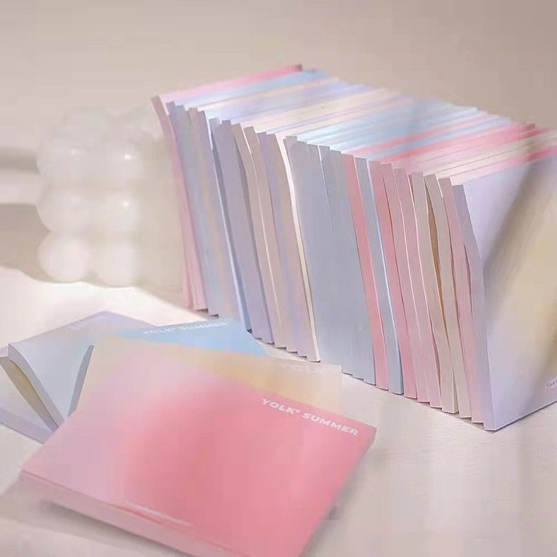 

50 Lembar Sticky Notes Lucu Stiky Note Pastel Kertas Memo Pink Alat Tulis Untuk Kantor Sekolah Memopad For Student Back To School Office Stationery
